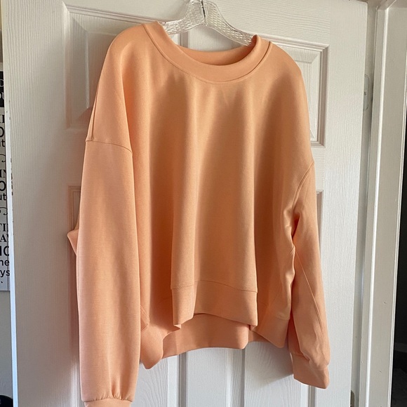 lululemon athletica Tops - Lululemon Peach/apricot Oversized Sweatshirt